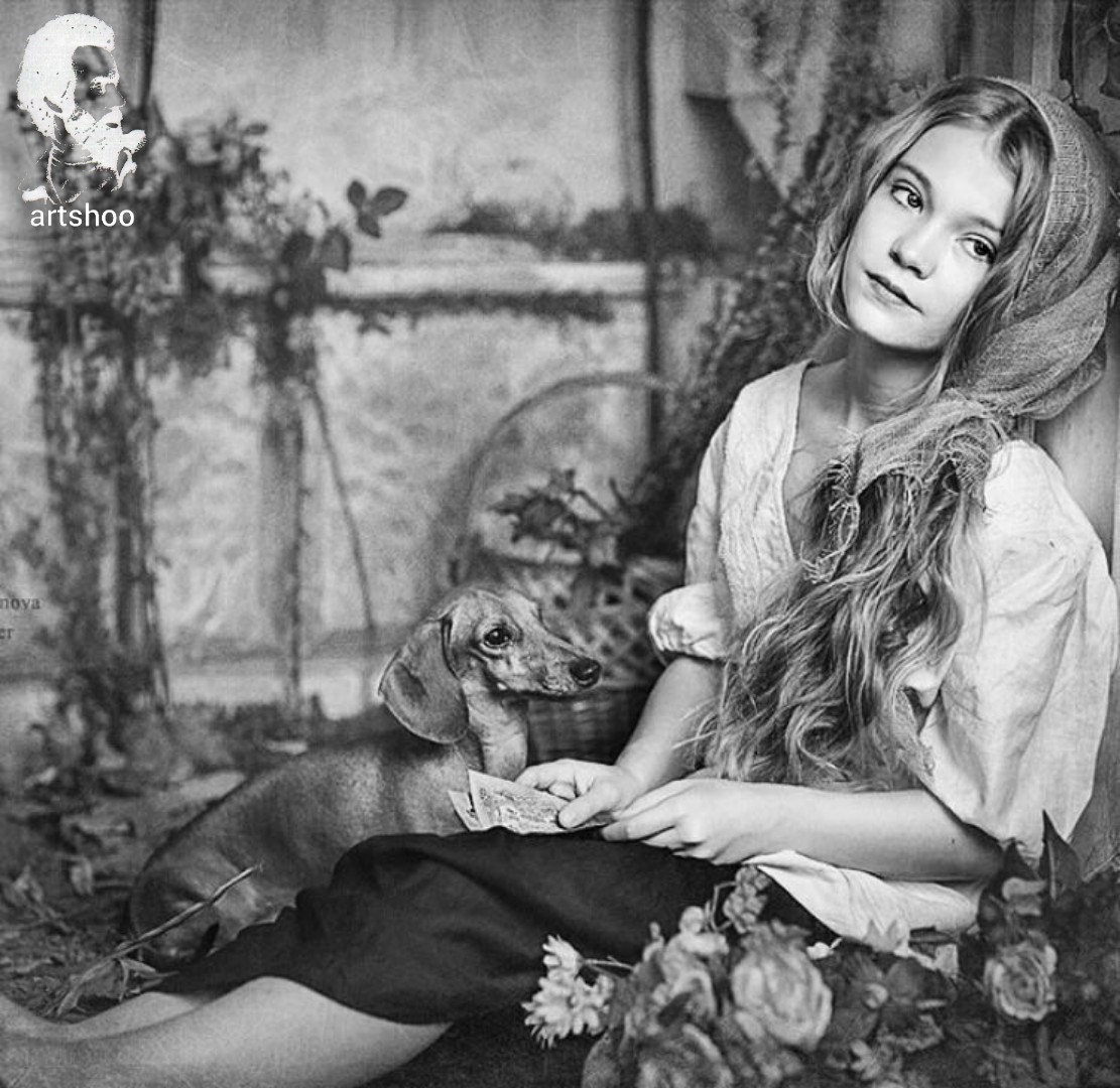 مدل کودک سیاه قلم